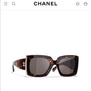 RARE Chanel Rectangle Sunglasses